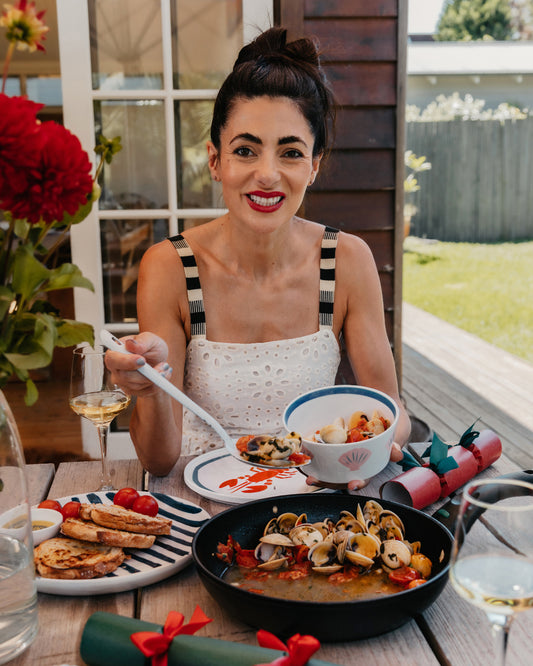 Spicy Vongole With Grilled Crostini