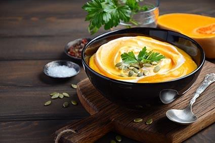 Soup with Pumpkin and Barley