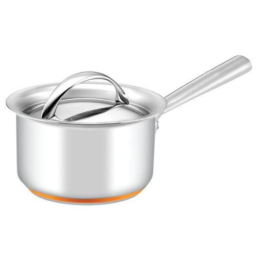 Essteele Per Vita Copper Base Stainless Steel Induction Covered Saucepan 14cm/1.2L