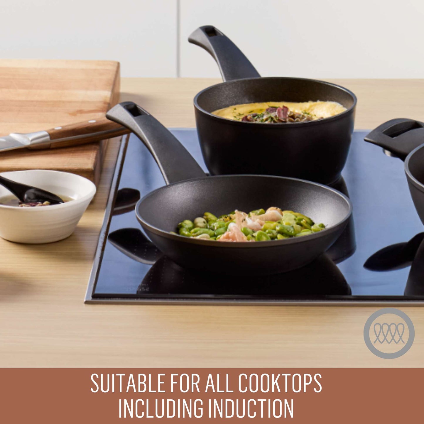Essteele Per Cucinare Nonstick Induction Skillet Twin Pack 20/28cm