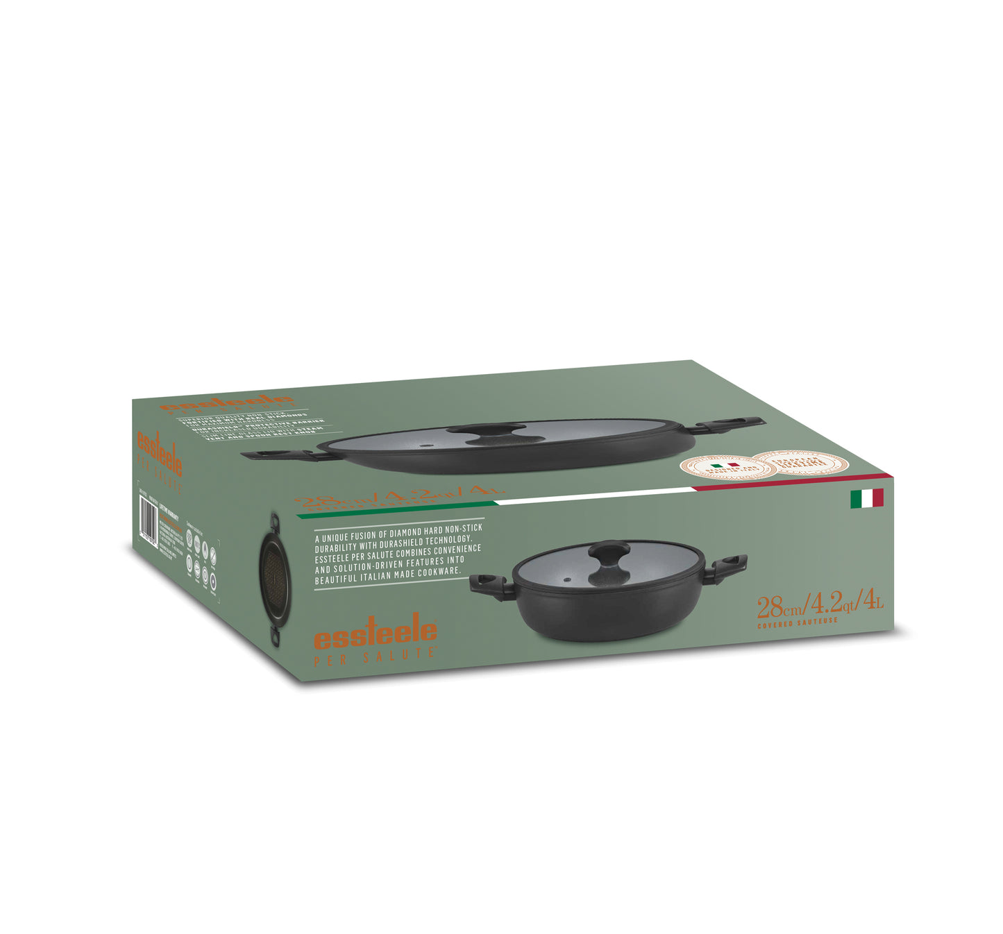 Essteele Per Salute Nonstick Induction Covered Sautéuse 28cm/4L