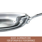 Essteele Per Sempre Clad Stainless Steel Induction Covered Sautéuse 30cm/6.7L