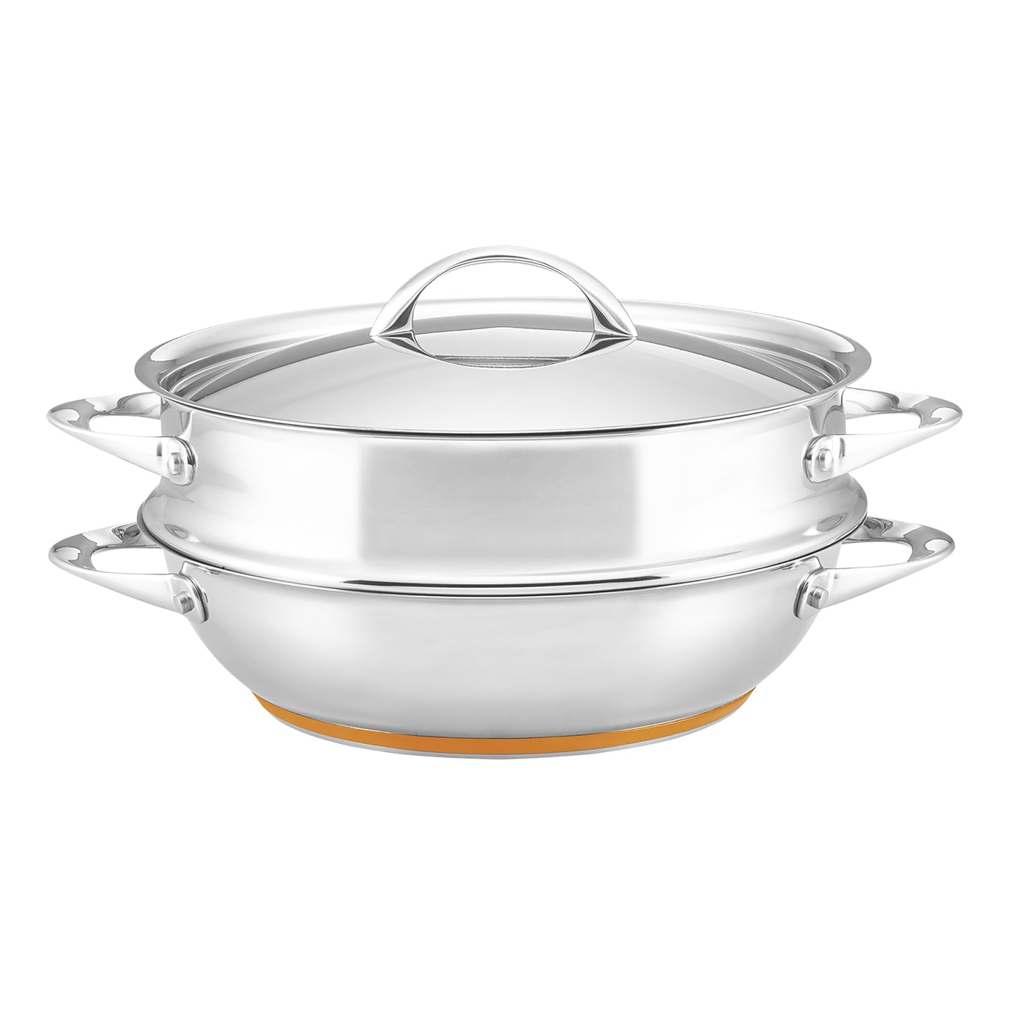 Essteele Per Vita Copper Base Stainless Steel Induction Covered Multicooker With Steamer Insert 30cm/4.7L