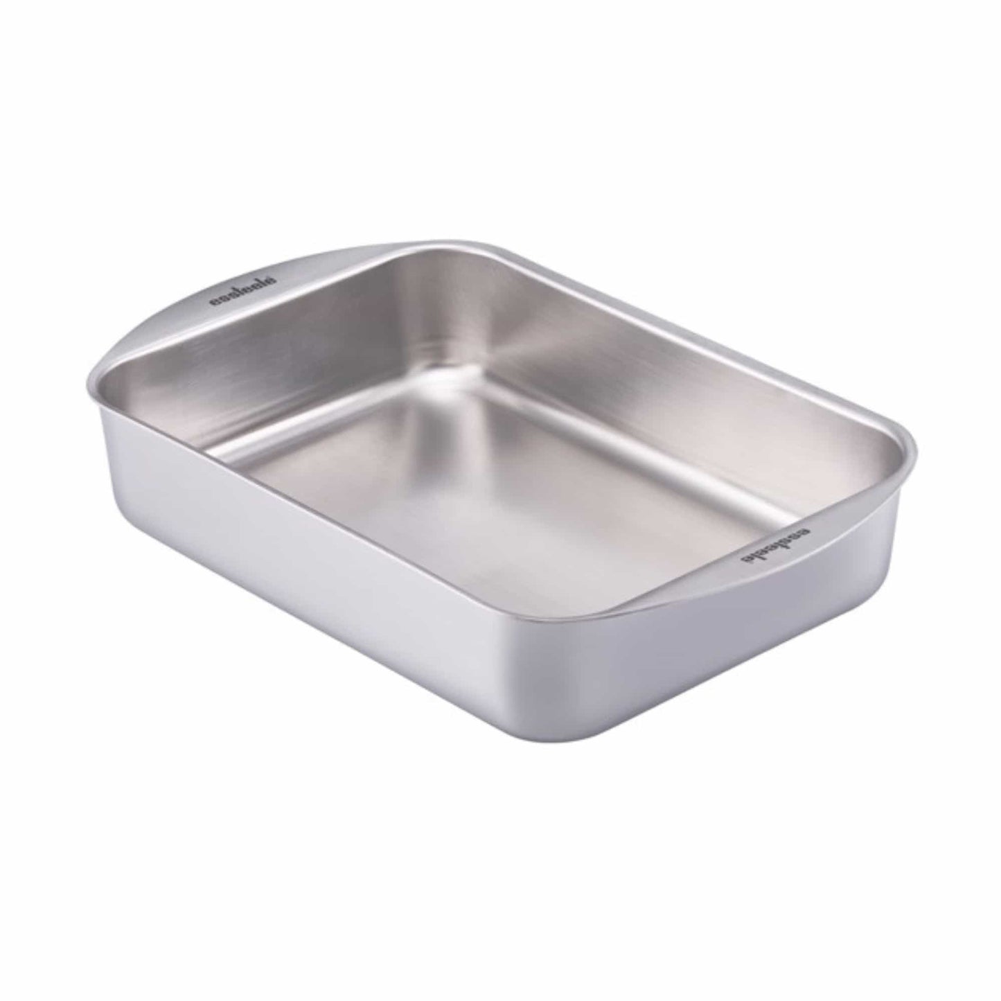 Essteele Clad Ovenware Stainless Steel Large Rectangular Roasting Pan 37cm x 27cm x 8cm