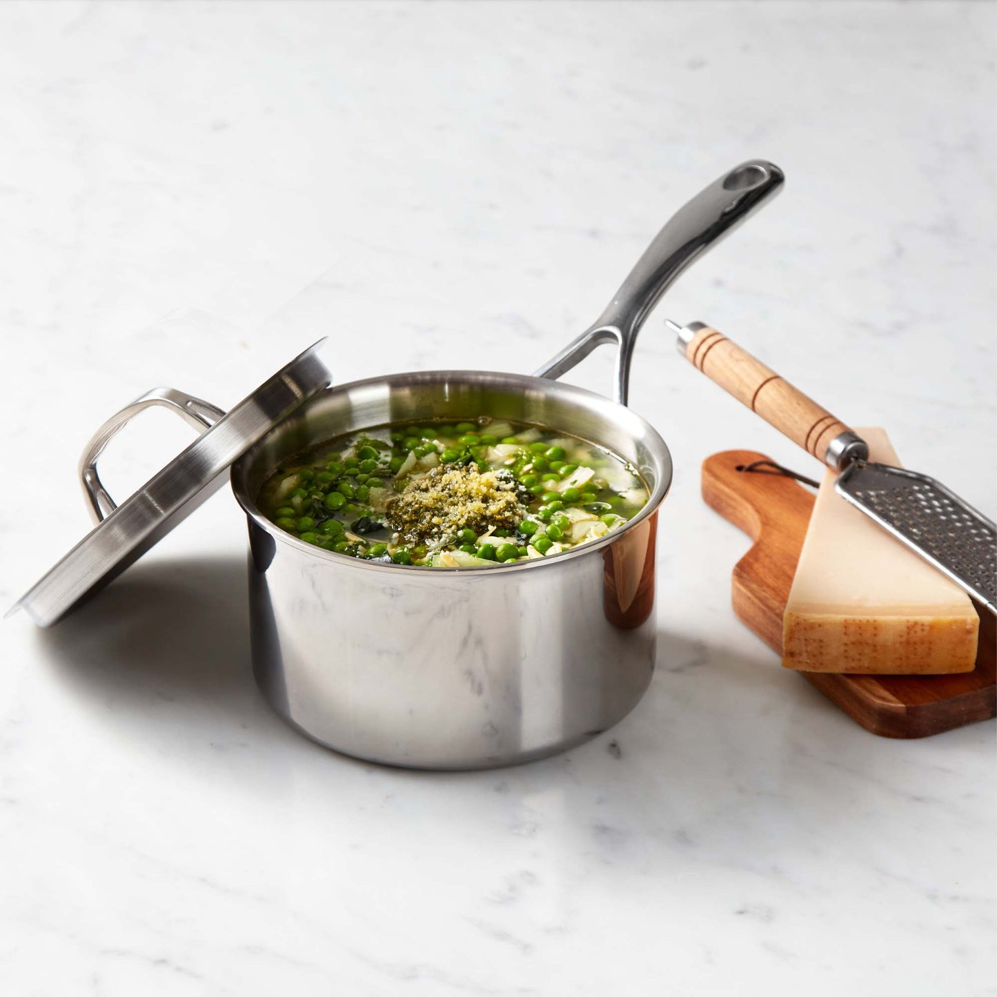 Essteele Eternità Clad Stainless Steel Induction Covered Saucepan 16cm/1.8L