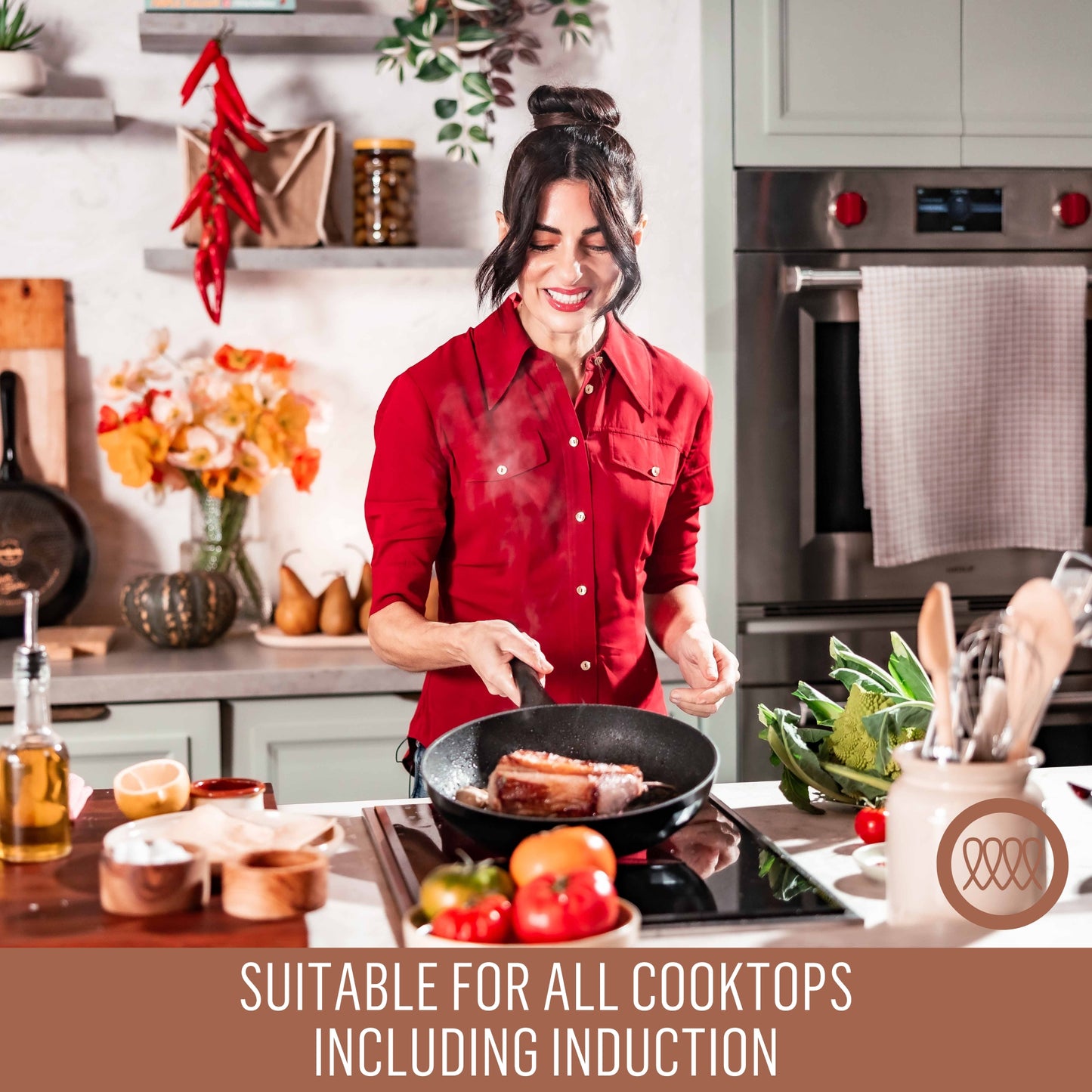 Essteele Per Silvia Nonstick Induction 4 Piece Cookware Set