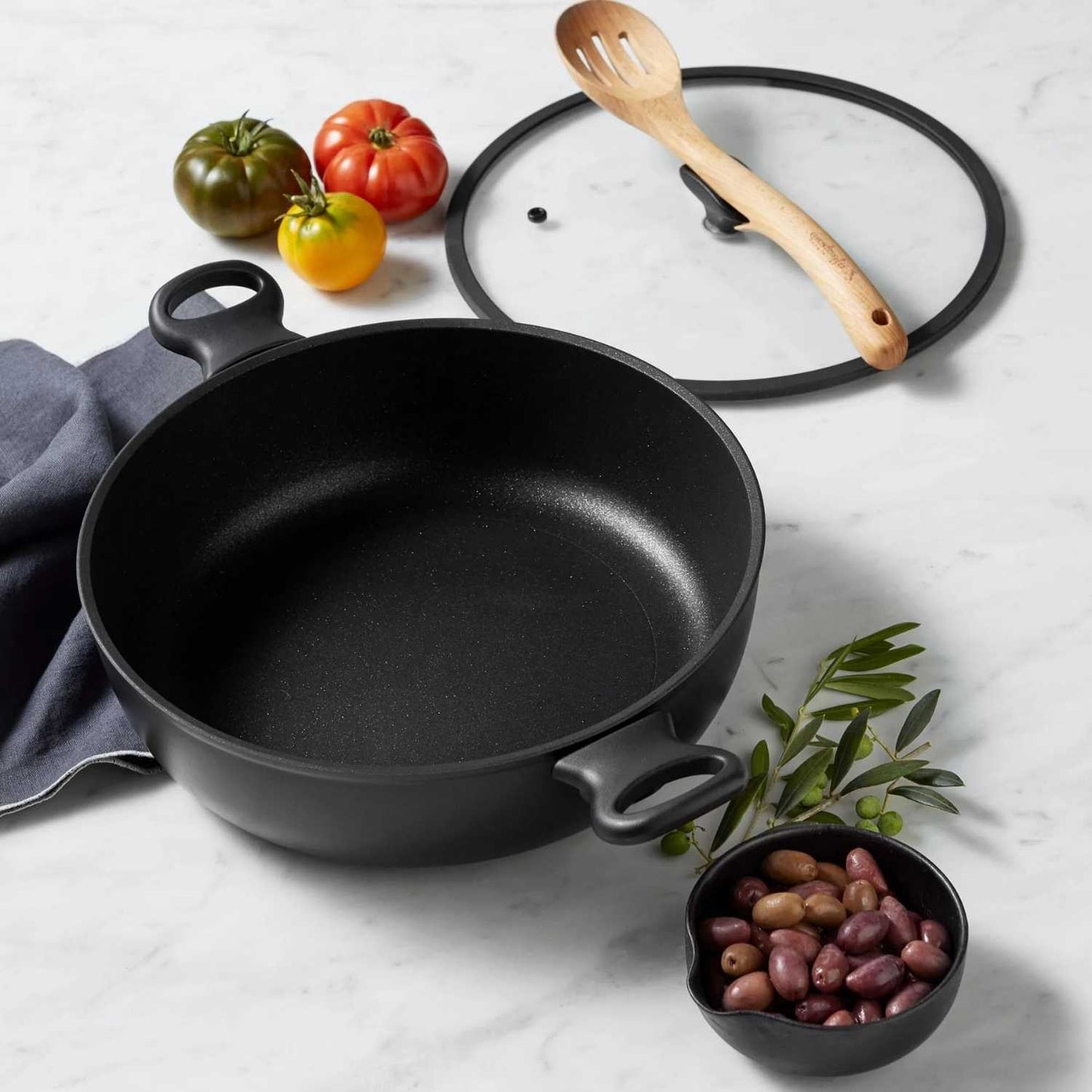 Essteele Per Domani Nonstick Induction Covered Sautéuse 30cm/5.5L