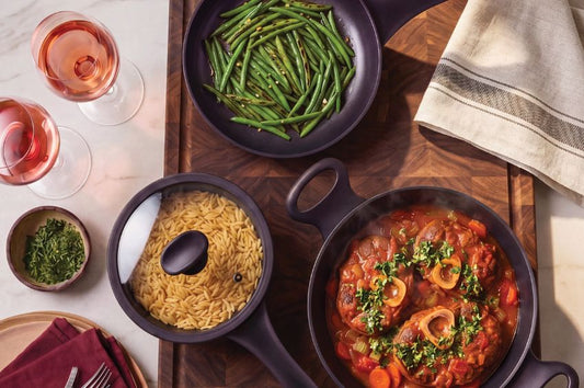 Osso Buco with Gremolata, Orzo & Green Beans