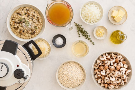 Pressure Cooker Mushroom Risotto