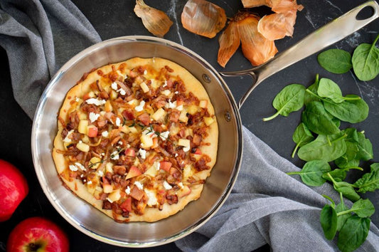 Apple & Bacon Sourdough Pizza