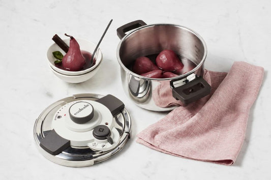 Pressure Cooker Poached Pears