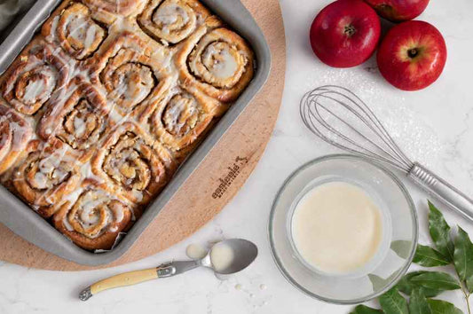 Pink Lady Apple and Cinnamon Scrolls