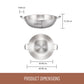 Essteele Eternità Stainless Steel Induction Open Wok 34cm