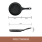 Essteele Per Domani Ceramic Induction Open French Skillet 24cm