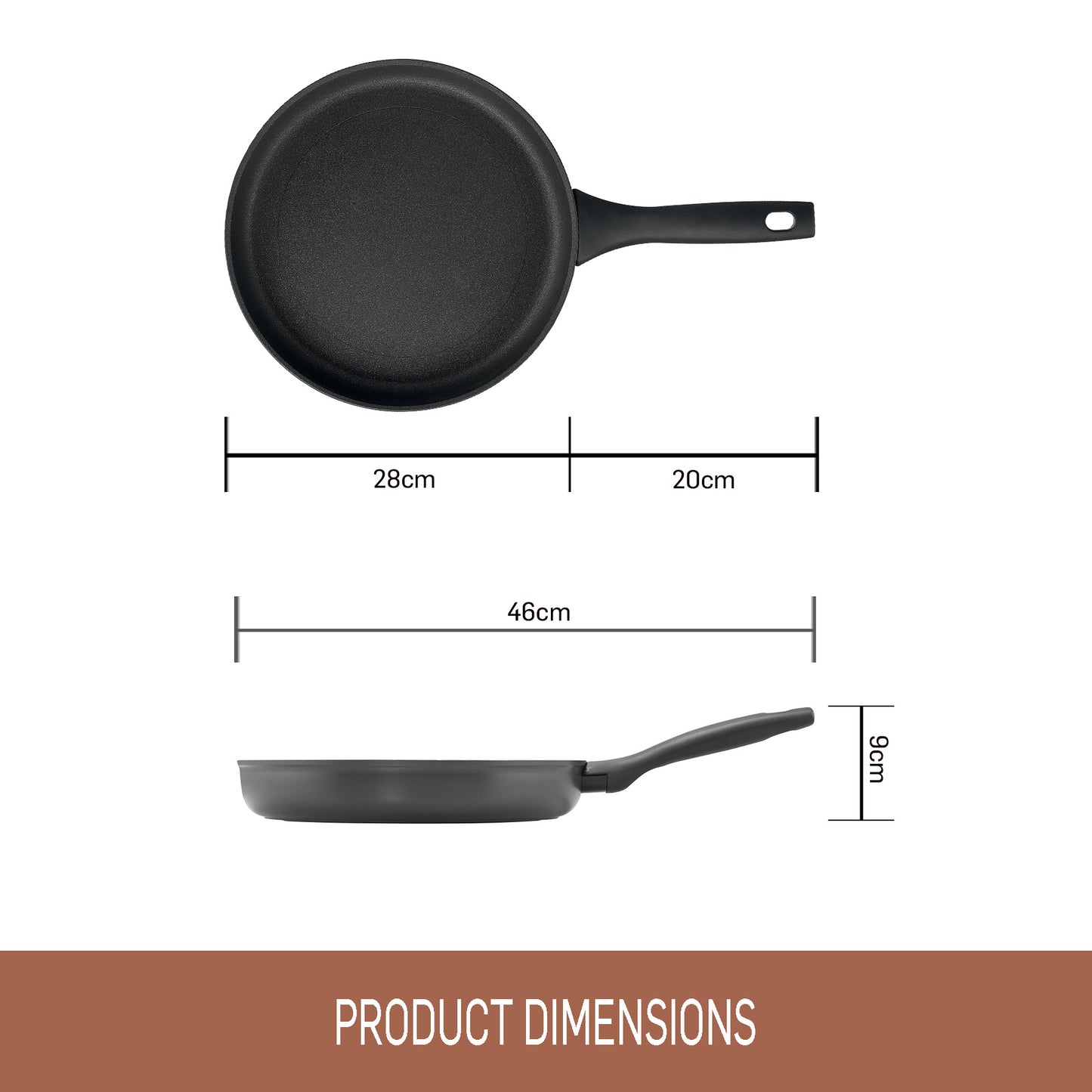 Essteele Per Domani Ceramic Induction Open French Skillet 28cm