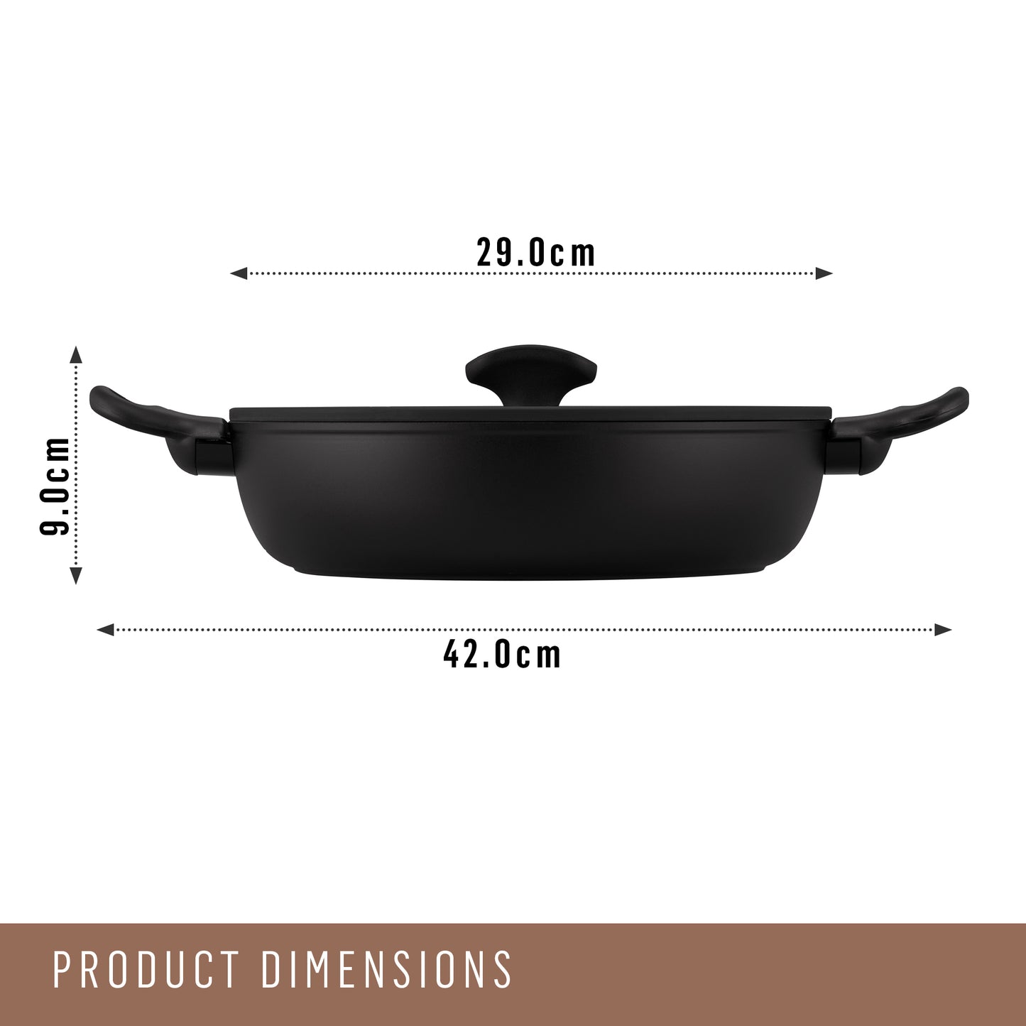 Essteele Per Domani Ceramic Induction Covered Sautéuse 28cm/4L