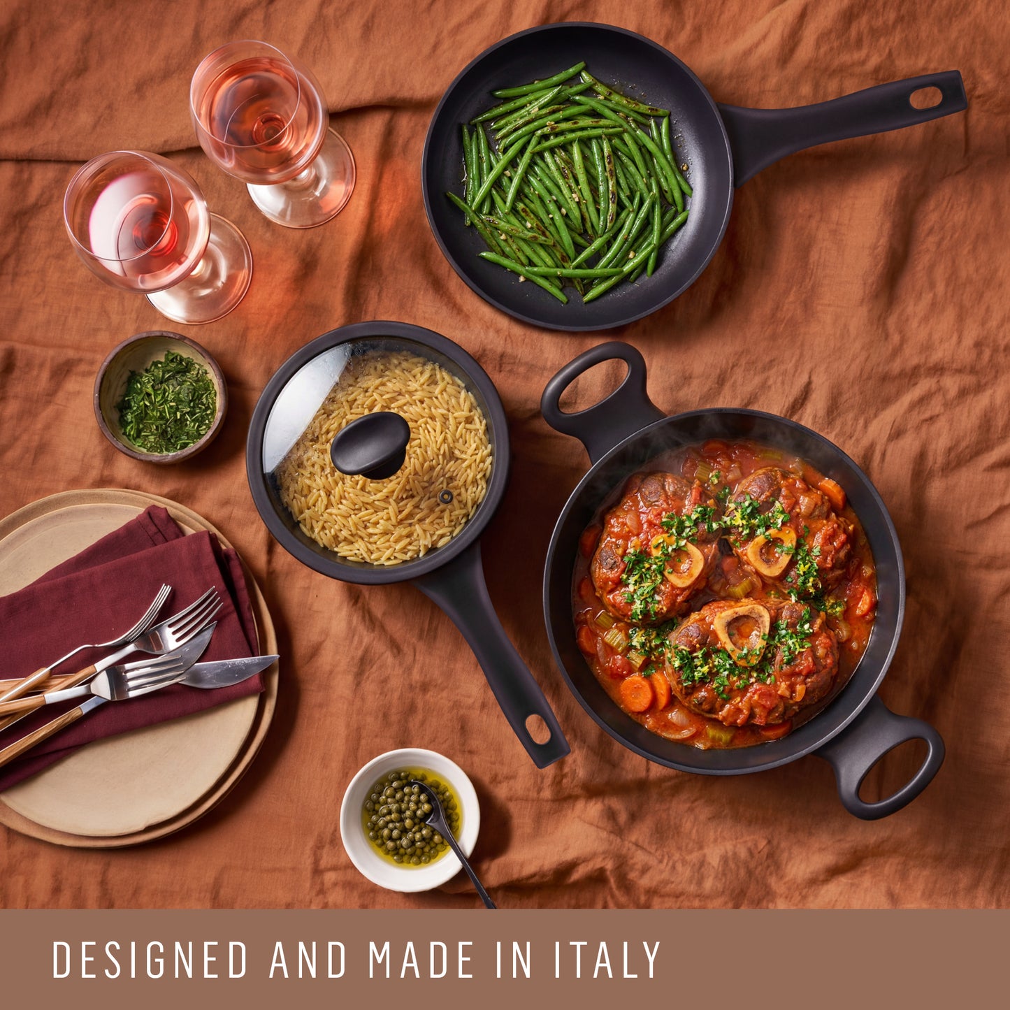 Essteele Per Domani Ceramic Induction Covered Saucepan 20cm/2.8L