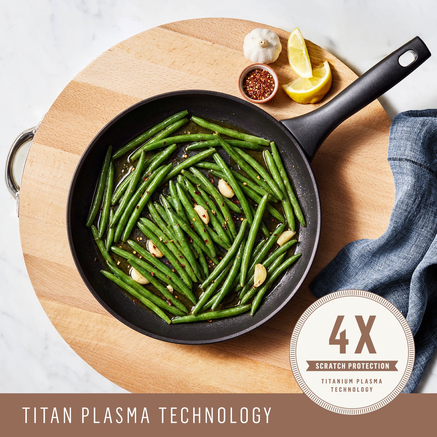 Essteele Per Domani Ceramic Induction Open French Skillet Twin Pack 20/26cm