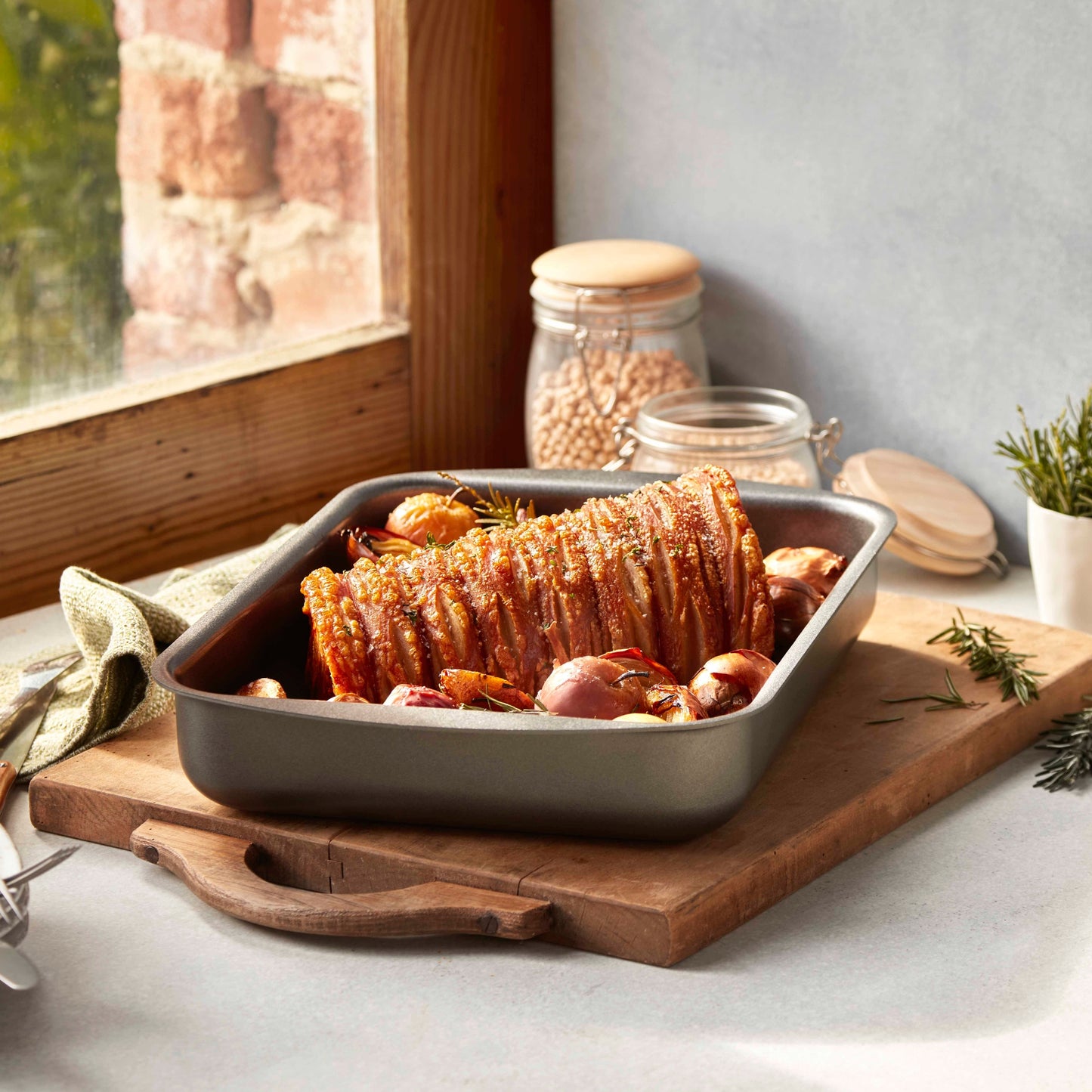Essteele Per Bennesere Ceramic Nonstick Roaster Large 35 x 27cm