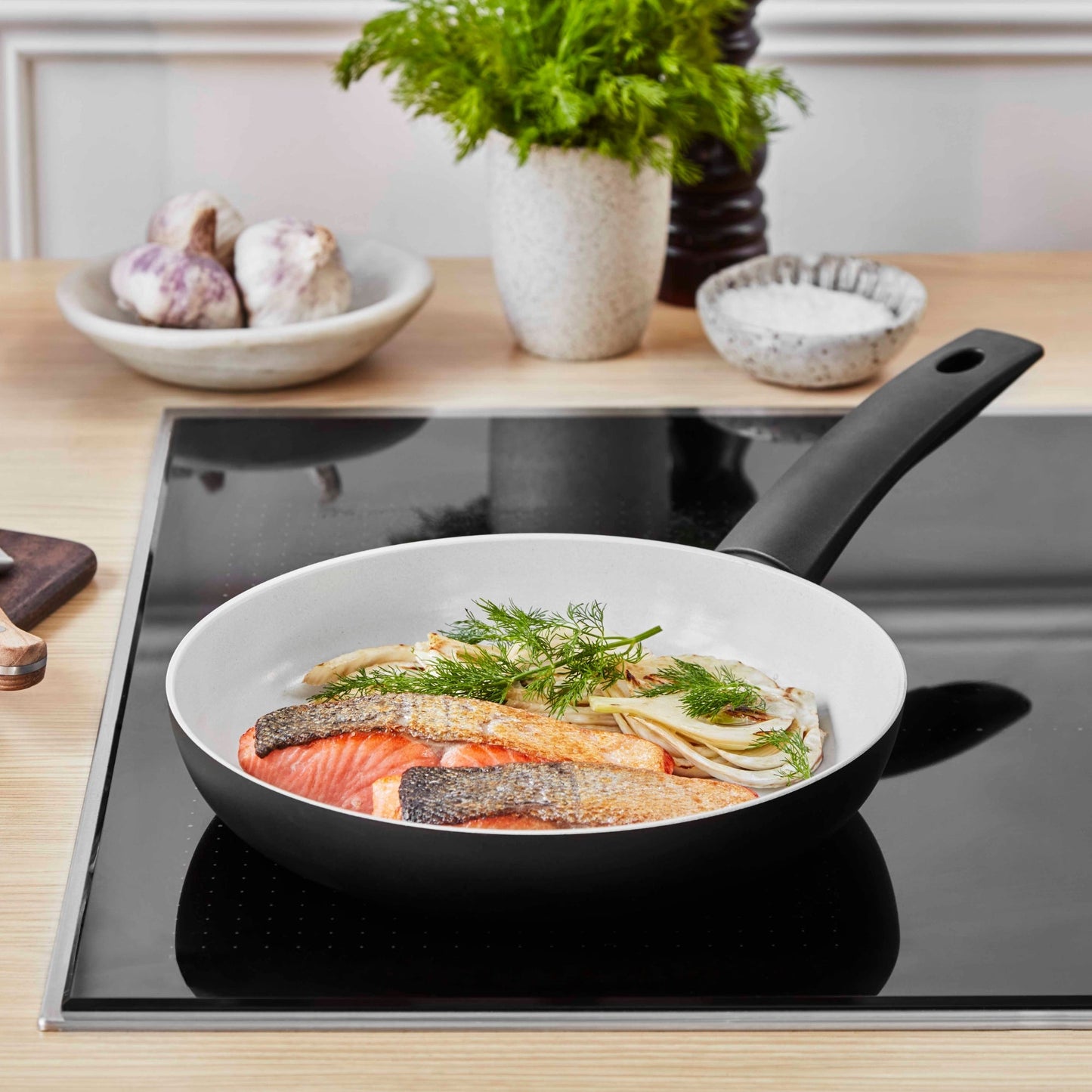 Essteele Essenza Ceramic Nonstick Induction Open French Skillet 24cm