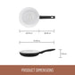 Essteele Essenza Ceramic Nonstick Induction Open French Skillet 24cm