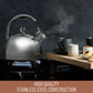 Essteele Stainless Steel Stovetop Kettle 1.9L Silver