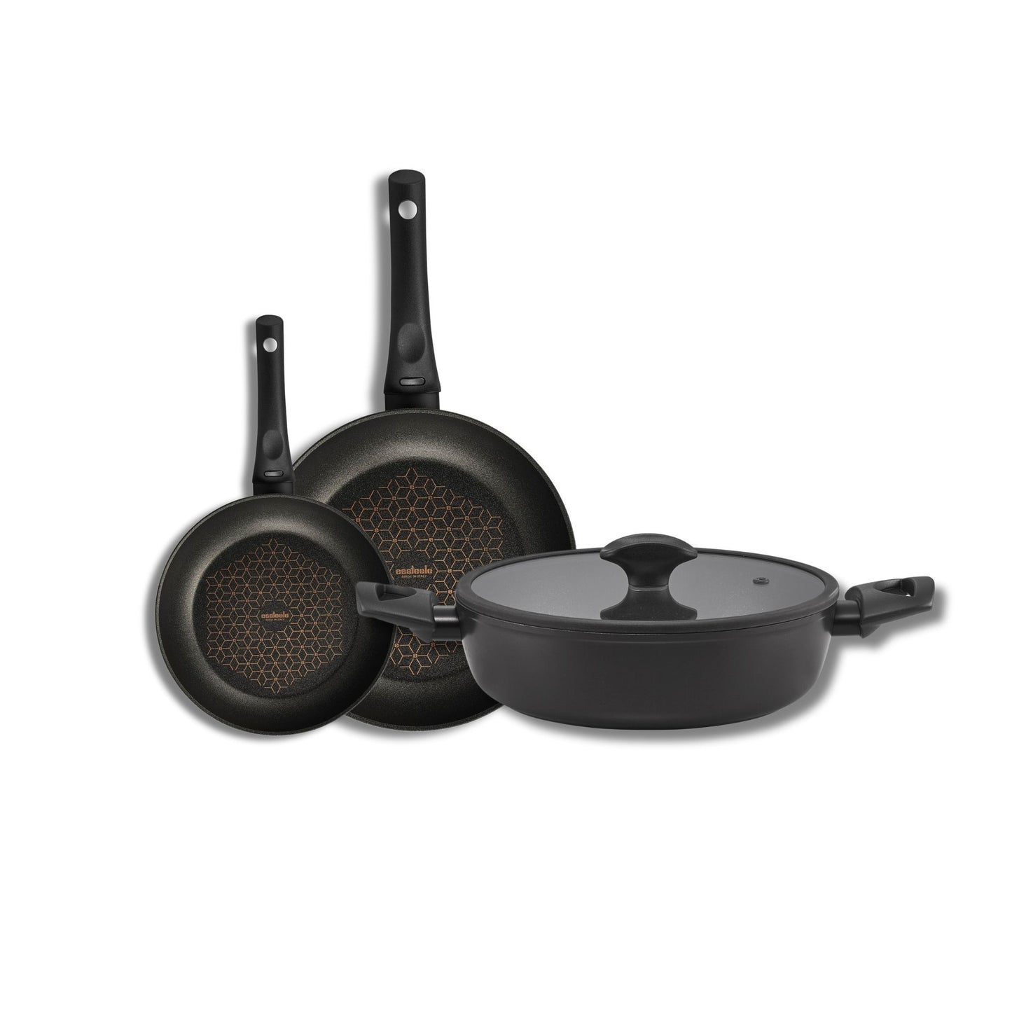 Essteele Per Salute Nonstick Induction 3 Piece Essentials Cookware Set