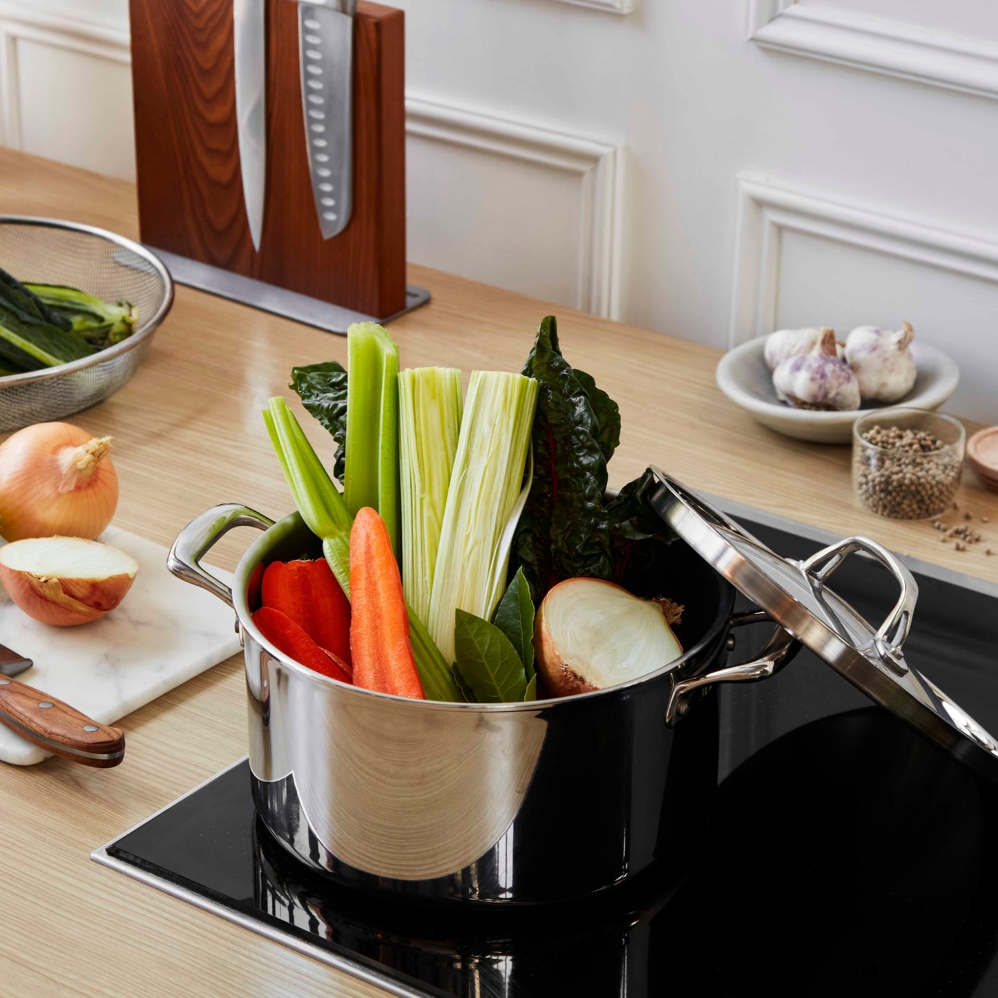 Essteele Eternità Stainless Steel Induction Covered Stockpot 24cm/5.6L