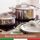 Essteele Eternità Stainless Steel 3 Piece Cookware Set Silver