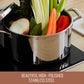 Essteele Eternità Stainless Steel Induction Covered Chefs Pan with Helper Handle 28cm