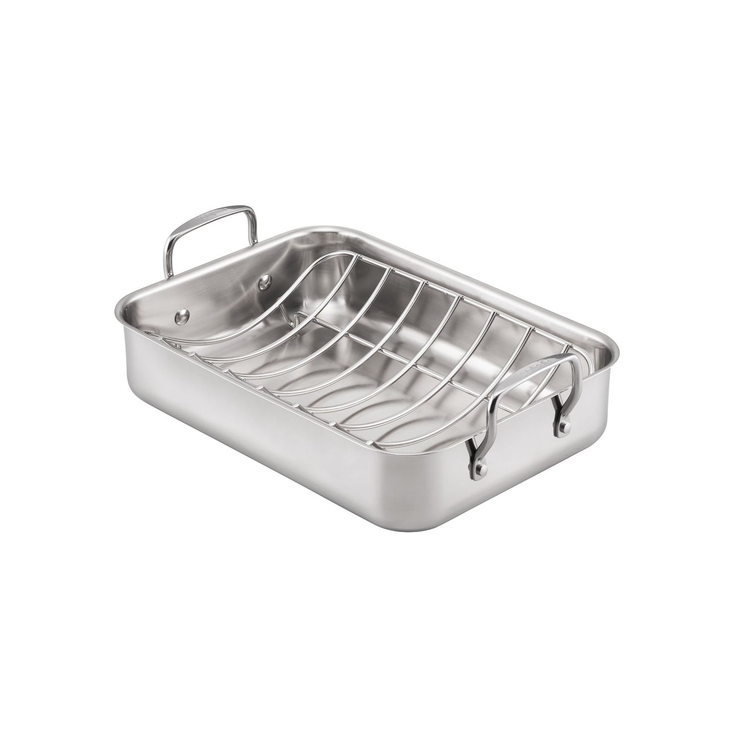 Essteele Stainless Steel Roaster With Rack 35cm x25cm x8cm