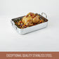 Essteele Stainless Steel Roaster With Rack 35cm x25cm x8cm