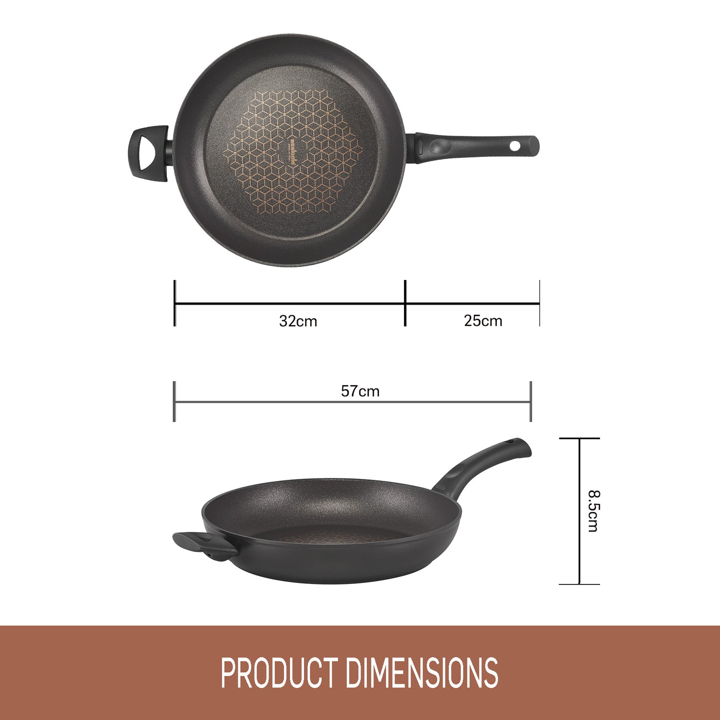Essteele Per Salute Nonstick Induction Open French Skillet 32cm