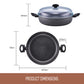 Essteele Per Benessere Ceramic Nonstick Induction Covered Sauteuse 32cm/5.7L