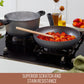 Essteele Per Benessere Ceramic Nonstick Induction Covered Wok With Helper Handle 32cm