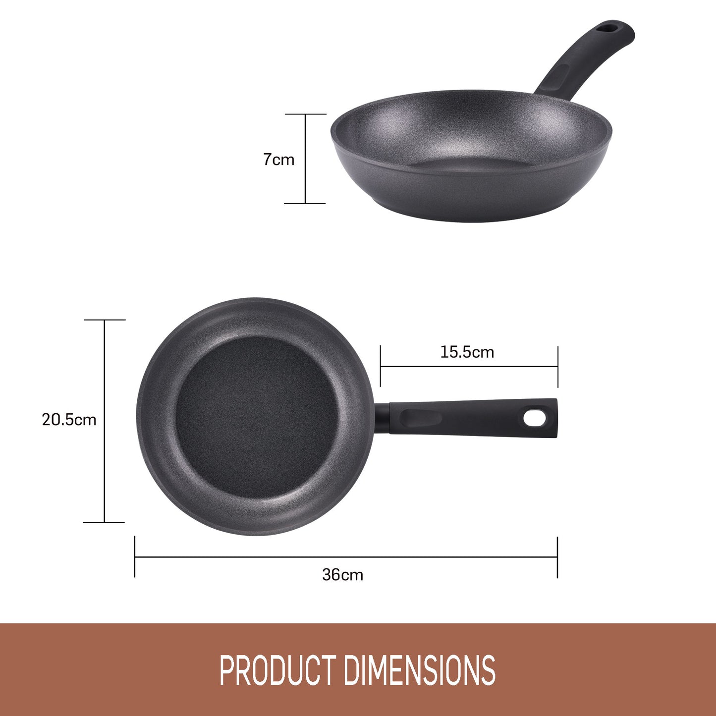 Essteele Per Benessere Ceramic Nonstick Induction Open Skillet 20cm