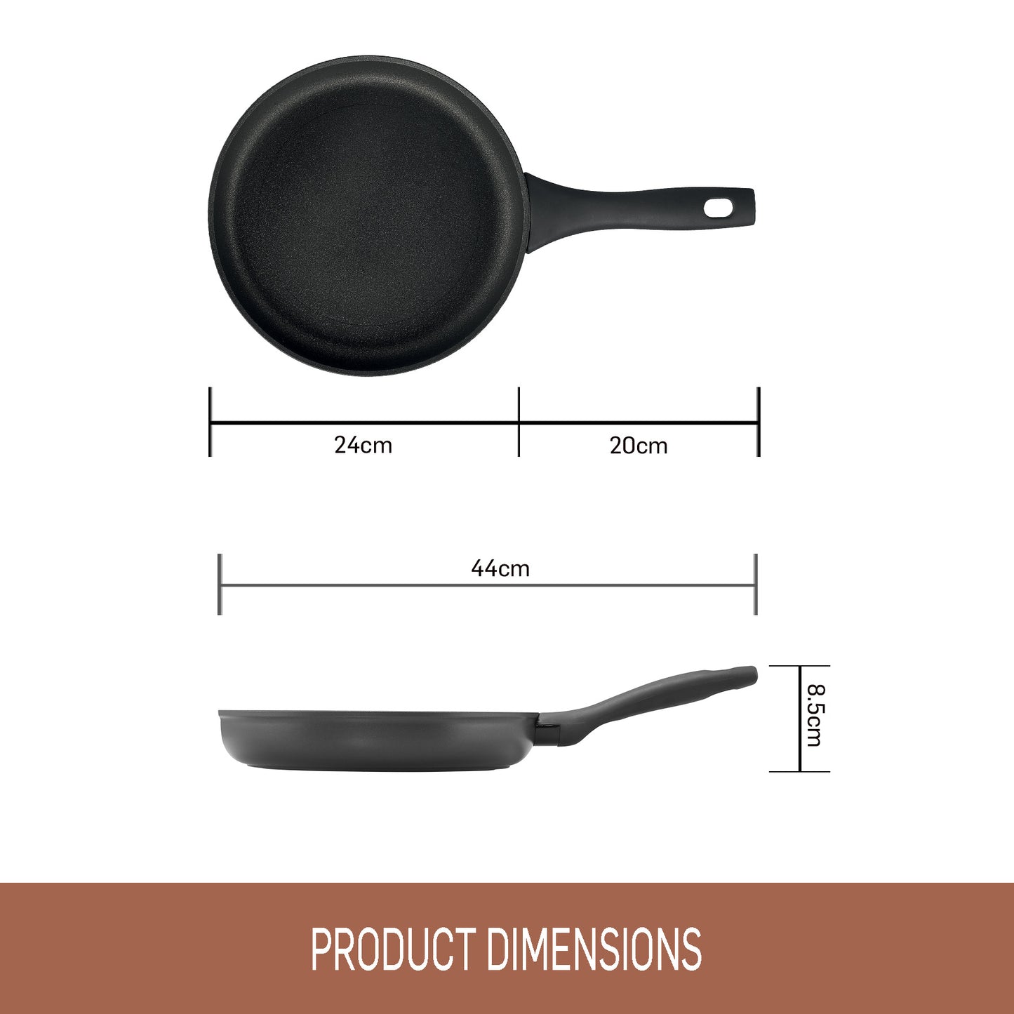 Essteele Per Domani Nonstick Induction Open French Skillet 24cm