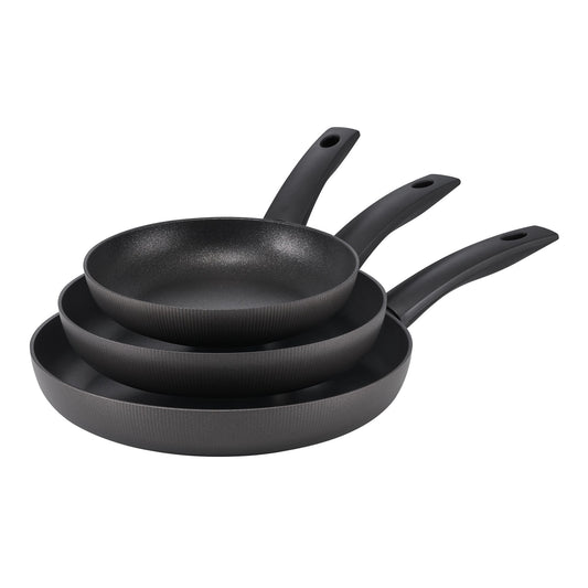 Per Salute Nonstick Induction Skillet Twin Pack 20/28cm in Black