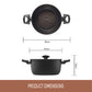 Essteele Per Salute Nonstick Induction Covered Casserole 24cm/4.5L