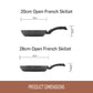 Essteele Per Salute Nonstick Induction Skillet Twin Pack 20/28cm