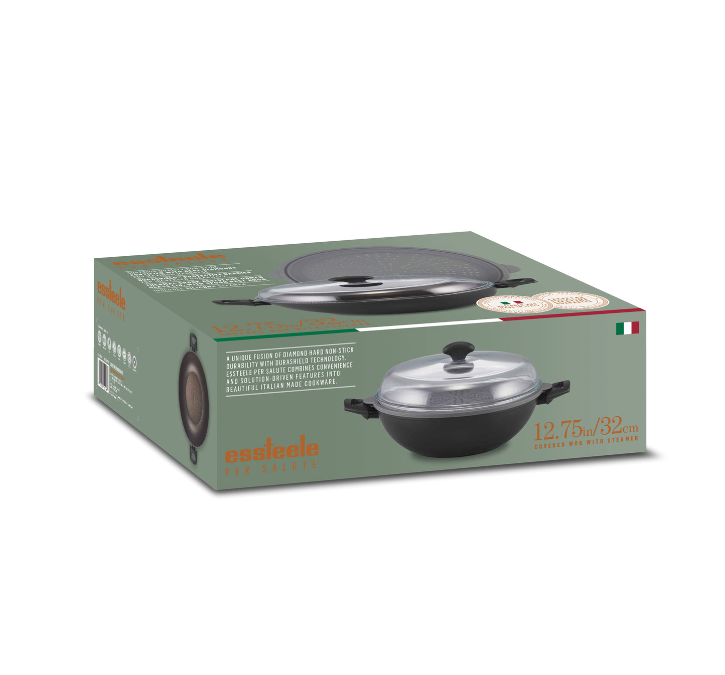 Essteele Per Salute Nonstick Induction Multicooker with Steamer Insert 32cm /5.7L