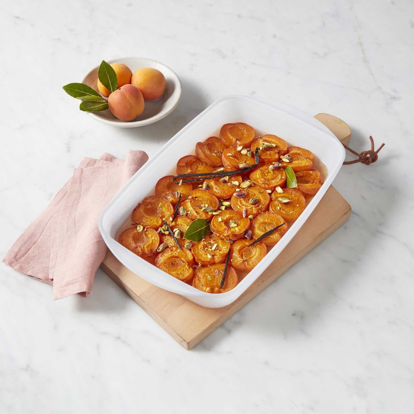 Essteele Glass Ceramic Nonstick 2.3L Medium Rectangular Dish 35 x 22 x 5.5cm