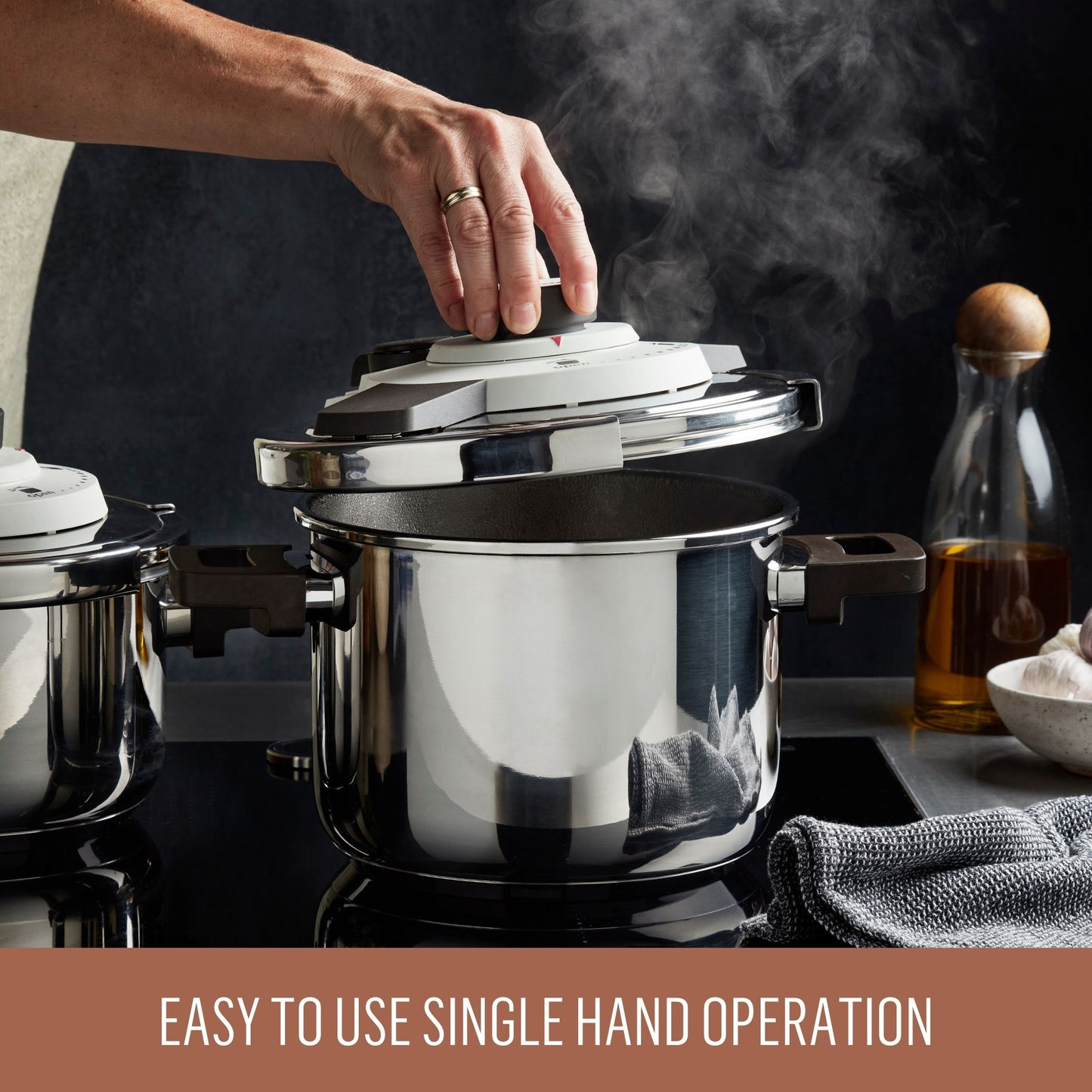 Essteele Per Velocita Stainless Steel Pressure Cooker 22cm/8L