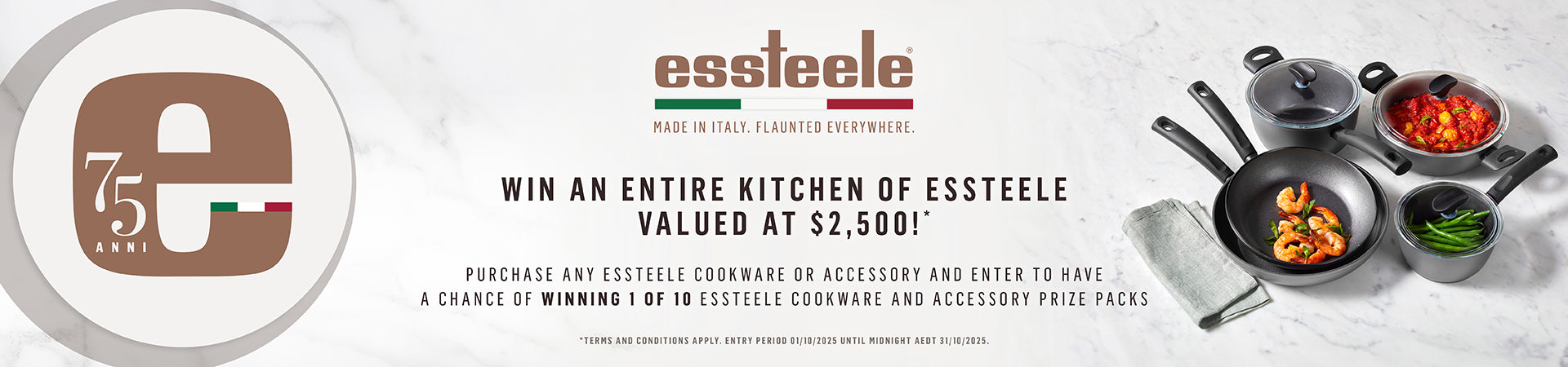Win an entire kitchen of Essteele