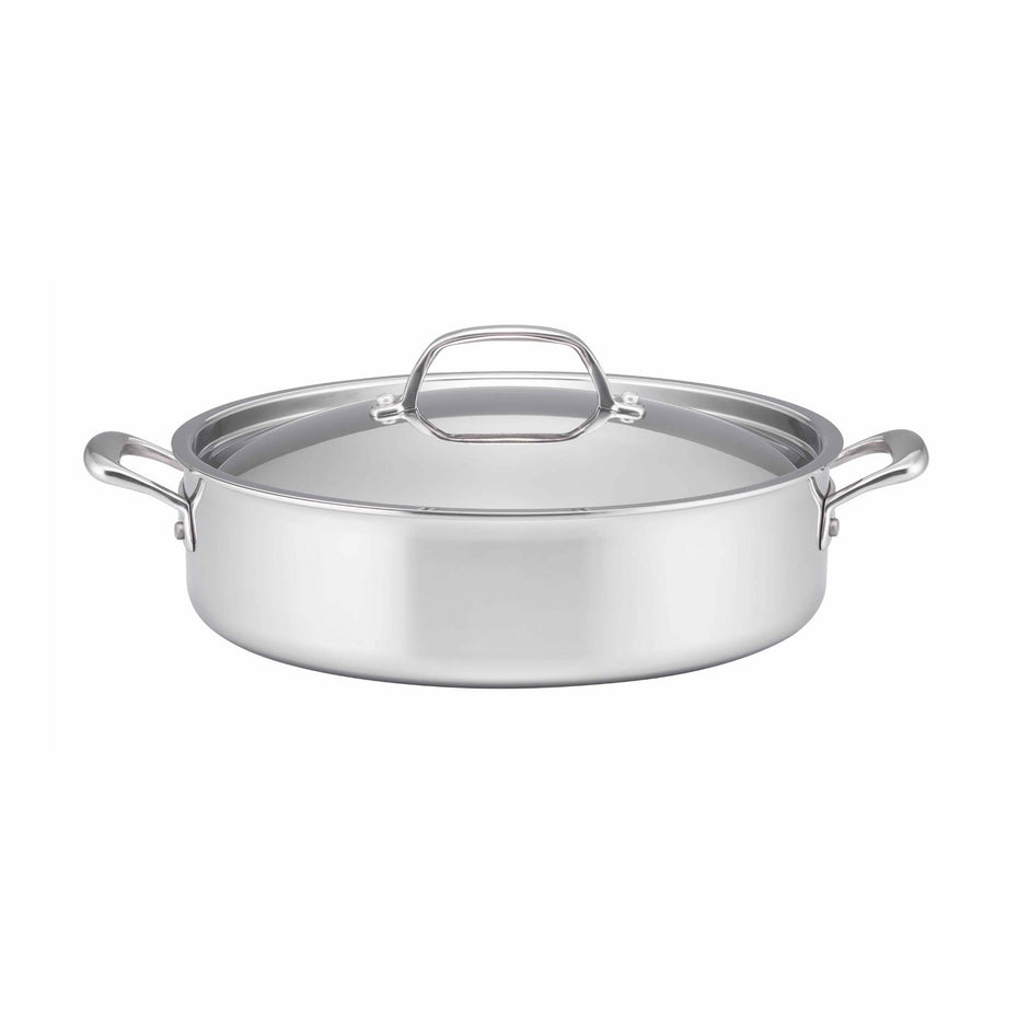 Eternita Clad Stainless Steel Induction Covered Sauteuse 30cm/5.6L
