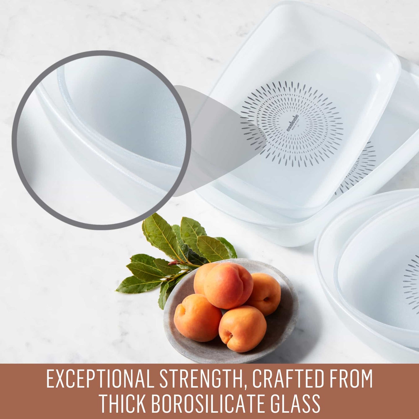 Essteele Glass Ceramic Nonstick 3.5L Large Oval Dish 39 x 27 x 6.6cm