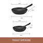 Essteele Per Silvia Nonstick Induction Skillet Twin Pack 24/28cm