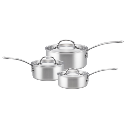 Essteele Per Amore Clad Stainless Steel Induction 3 Piece Saucepan Set