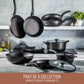 Essteele Per Salute Nonstick Induction 3 Piece Essentials Cookware Set